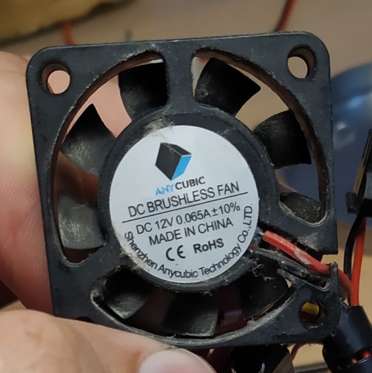 Anycubic Kossel fans disassembly