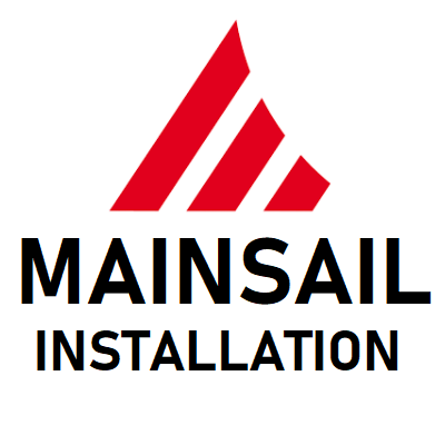 Mainsail installation